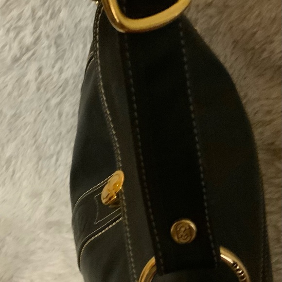Marino Orlandi Black Italian Leather Shoulder Bag - Picture 3 of 6